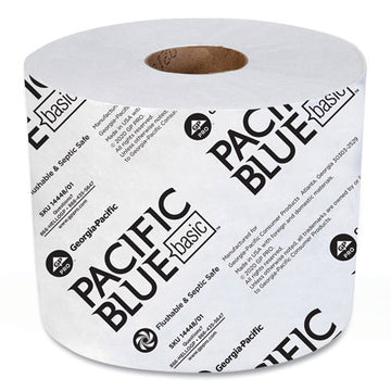 Georgia Pacific® Professional Pacific Blue Basic High-capacity Bathroom Tissue, Septic Safe, 1-ply, White, 1,500-roll, 48-carton freeshipping - TVN Wholesale